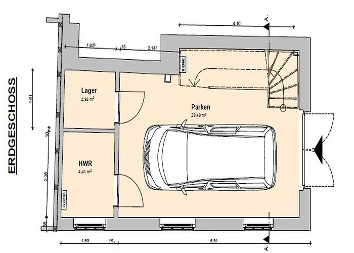 דירה Karl Oppermann Mit Einzelgarage *